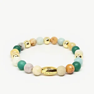 Amazonite bracelet detail photo by Mika, Tbilisi