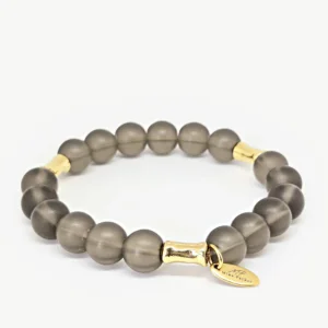 Smoky Quartz — Women's Natural Stone Bracelet, Mika Parker