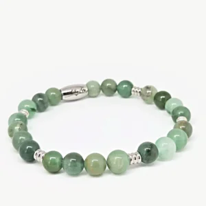 Aventurine — handmade gemstone bracelet by Mika, Tbilisi