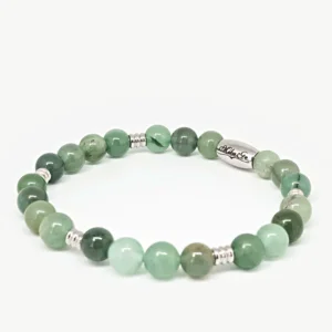Aventurine — handmade gemstone bracelet by Mika, Tbilisi