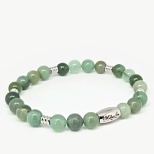Aventurine — handmade gemstone bracelet by Mika, Tbilisi