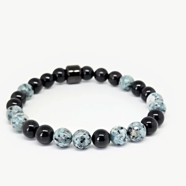 Black Onyx, Blue Jasper