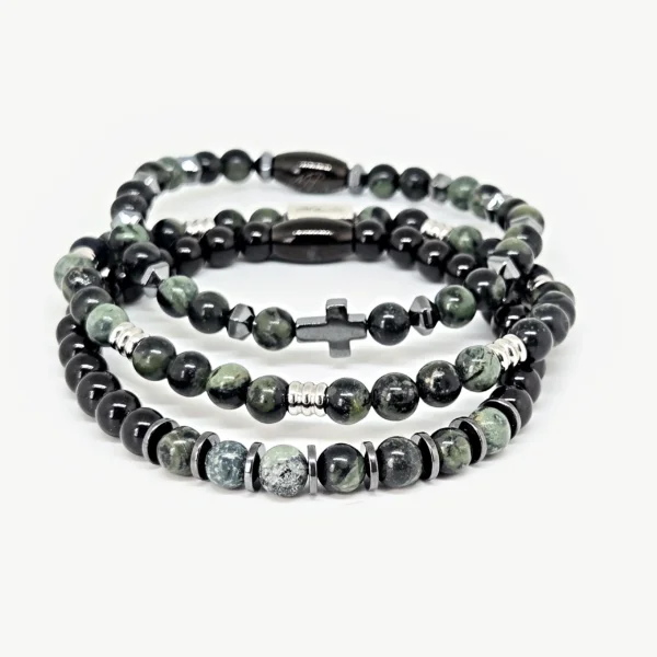 Black Tourmaline & Kambaba Jasper