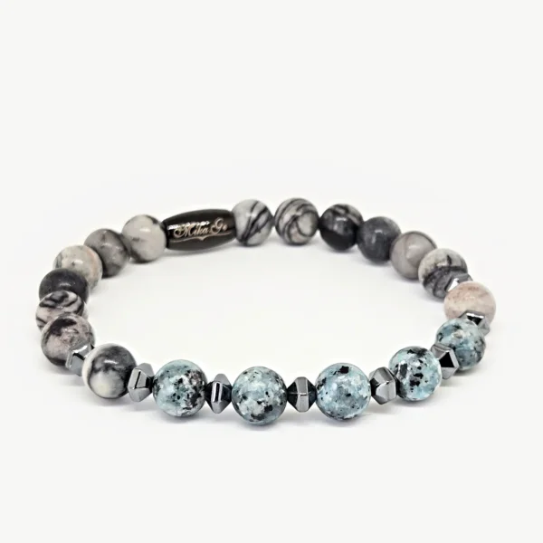 Blue and Gray Jasper, Magnetite