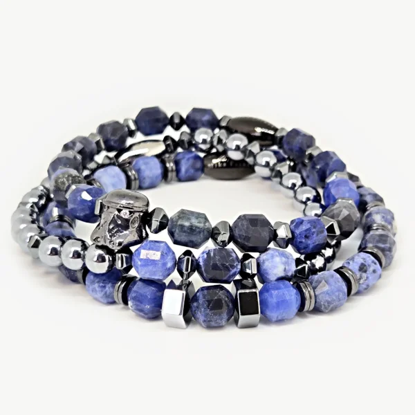 Blue Sodalite & Hematite