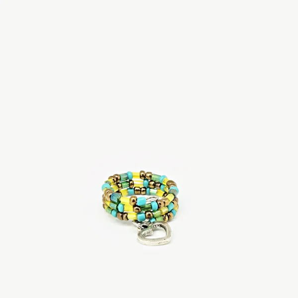 Colorful Glass Beads — Handmade Ring, Mika Parker