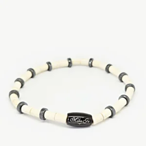 Imitation Turquoise Black — Men's Handmade Bracelet, Mika Parker