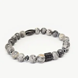 Jasper — Men's Natural Stone Bracelet, Mika Parker
