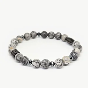 Jasper — Men's Natural Stone Bracelet, Mika Parker