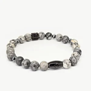 Jasper — Men's Natural Stone Bracelet, Mika Parker