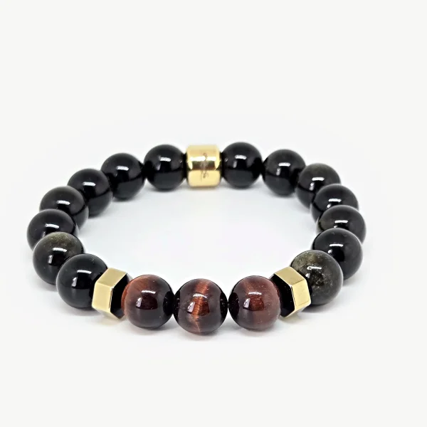 Red Tiger Eye&Obsidian