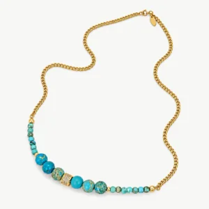 Blue Regolite — Natural Stone Necklace, Mika Parker