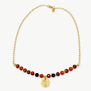 Scorpio — Zodiac Necklace with Natural Stones, Mika Parker